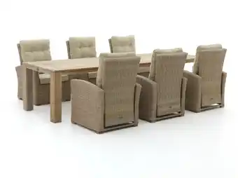 Kees Smit Intenso Mazzano/ROUGH-X 320cm lounge-dining tuinset 7-delig verstelbaar aanbieding