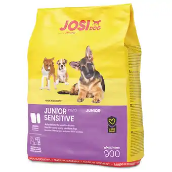 Zooplus 900g JosiDog Junior Sensitive Hundefutter trocken aanbieding