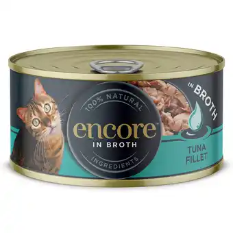 Zooplus 16x 70g Encore Blik Tonijnfilet Kattenvoer Nat aanbieding