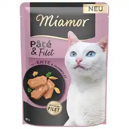 Zooplus 10x85g Miamor Pâté & Filet eend natvoer voor katten aanbieding