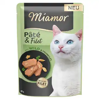 Zooplus 10x85g Miamor Pâté & Filet Wild natvoer voor katten aanbieding