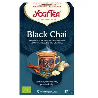 Holland & Barrett Yogi Tea Black Chai Bio aanbieding