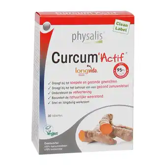 Holland & Barrett Physalis Curcum' Actif - 30 tabletten aanbieding