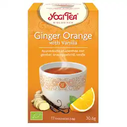 Holland & Barrett Yogi Tea Ginger Orange With Vanilla Bio - 17 Theezakjes aanbieding