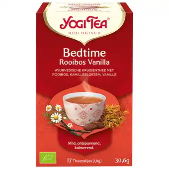 Holland & Barrett Yogi Tea Bedtime Rooibos Vanille Bio (17 Theezakjes) aanbieding