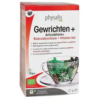 Holland & Barrett Physalis Kruideninfusie Gewrichten+ Bio - 20 theezakjes aanbieding