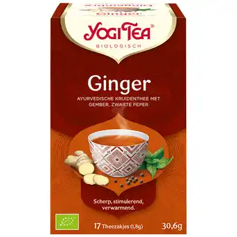 Holland & Barrett Yogi Tea Ginger Bio (17 Theezakjes) aanbieding