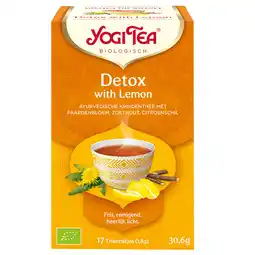 Holland & Barrett Yogi Tea Detox Lemon Bio (17 Theezakjes) aanbieding