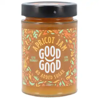 Holland & Barrett Good Good Sweet Jam Abrikozen Met Stevia - 330g aanbieding