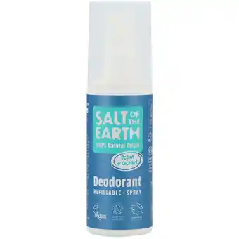 Holland & Barrett Salt of the Earth Ocean Coconut Natural Deodorant Spray - 75ml aanbieding