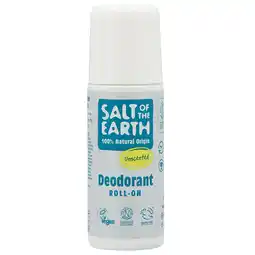 Holland & Barrett Salt of the Earth Unscented Natural Deodorant Roll-on - 75ml aanbieding