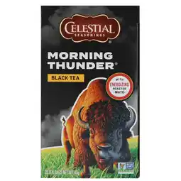 Holland & Barrett Celestial Seasonings Morning Thunder Black Tea (20 theezakjes) aanbieding