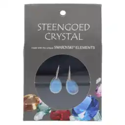 Holland & Barrett Steengoed Gemstone Oorbellen Opaal glas aanbieding