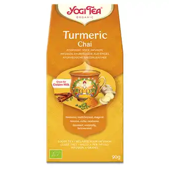 Holland & Barrett Yogi Tea Tumeric Chai Bio (90gr) aanbieding