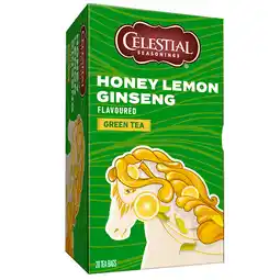 Holland & Barrett Celestial Seasonings Honey Lemon Ginseng Green Tea (20 Theezakjes) aanbieding