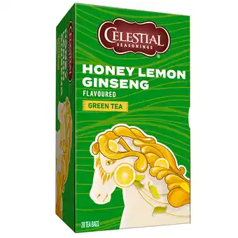 Holland & Barrett Celestial Seasonings Honey Lemon Ginseng Green Tea (20 Theezakjes) aanbieding