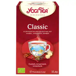 Holland & Barrett Yogi Tea Classic Cinnamon Spice Thee Bio (17 Theezakjes) aanbieding