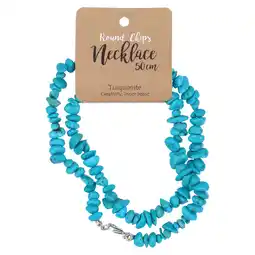 Holland & Barrett Steengoed Splitketting Turquoise - 50cm aanbieding