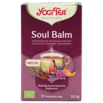 Holland & Barrett Yogi Tea Soul Balm - 17 theezakjes aanbieding