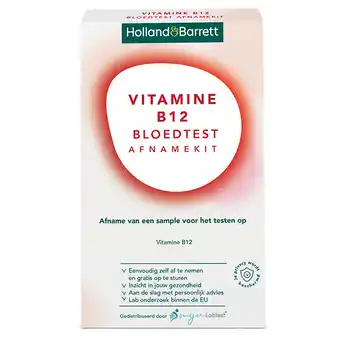 Holland & Barrett Holland & Barrett Vitamine B12 Bloedtest Afnamekit - 1 stuk aanbieding