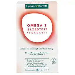 Holland & Barrett Holland & Barrett Omega 3 Bloedtest Afnamekit - 1 stuk aanbieding