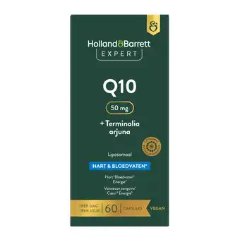 Holland & Barrett Holland & Barrett Expert Q10 50mg + Terminalia Arjuna Liposomaal - 60 capsules aanbieding