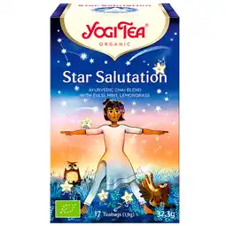 Holland & Barrett Yogi Tea Star Salutation Bio - 17 theezakjes aanbieding