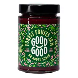 Holland & Barrett Good Good Forest Fruits Jam Met Stevia - 330g aanbieding