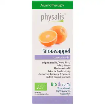 Holland & Barrett Physalis Essentiële Olie Sinaasappel Bio - 30ml aanbieding