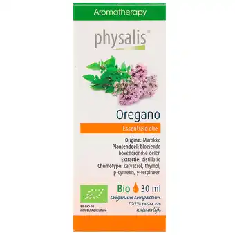 Holland & Barrett Physalis Essentiële Olie Oregano Bio - 30ml aanbieding