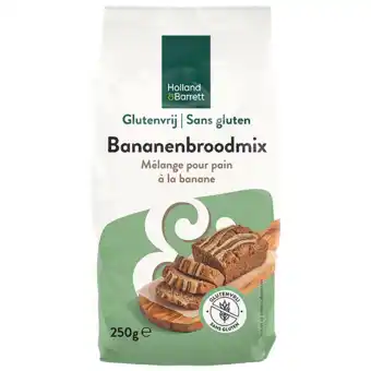 Holland & Barrett Holland & Barrett Glutenvrije Bananenbroodmix - 250g aanbieding