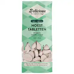 Holland & Barrett Delicious Vegan Hoesttabletten Bonbons - 150g aanbieding