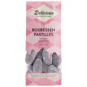 Holland & Barrett Delicious Bosbessen Pastilles - 115g aanbieding