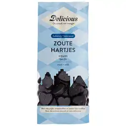 Holland & Barrett Delicious Suikervrije Zoute Hartjes - 130g aanbieding