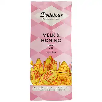 Holland & Barrett Delicious Melk & Honing Snoep - 130g aanbieding