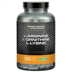 Holland & Barrett Precision Engineered L-Arginine, L-Ornithine & L-Lysine - 120 tabletten aanbieding