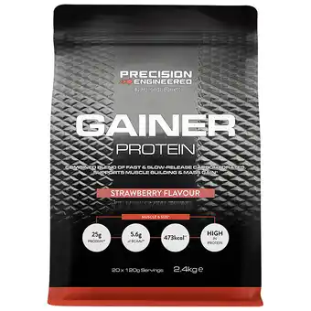 Holland & Barrett Precision Engineered Gainer Protein Aardbei - 2,4kg aanbieding