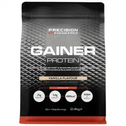 Holland & Barrett Precision Engineered Gainer Protein Vanille - 2,4kg aanbieding