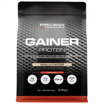 Holland & Barrett Precision Engineered Gainer Protein Vanille - 2,4kg aanbieding