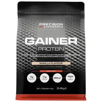 Holland & Barrett Precision Engineered Gainer Protein Vanille - 2,4kg aanbieding