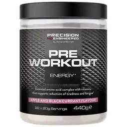 Holland & Barrett Precision Engineered Pre Workout Energy Appel & Zwarte Bes - 440g aanbieding