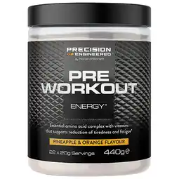 Holland & Barrett Precision Engineered Pre Workout Energy Ananas & Sinaasappel - 440g aanbieding