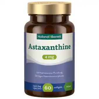 Holland & Barrett Holland & Barrett Astaxanthine 4mg - 60 softgels aanbieding