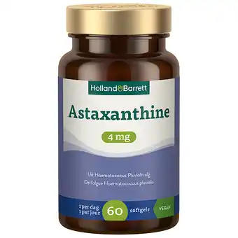 Holland & Barrett Holland & Barrett Astaxanthine 4mg - 60 softgels aanbieding