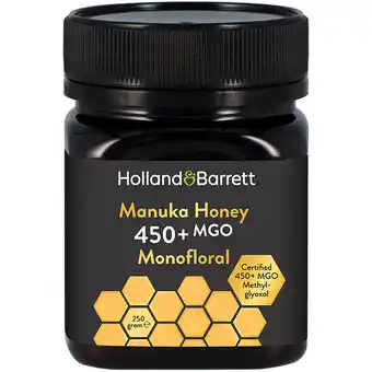 Holland & Barrett Holland & Barrett Manukahoning 450+ MGO Monofloraal - 250g aanbieding