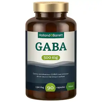 Holland & Barrett Holland & Barrett GABA 500mg - 90 capsules aanbieding