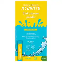 Holland & Barrett Holland & Barrett Hydrate Elektrolytenpoeder Citroensmaak - 30 sticks aanbieding