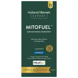 Holland & Barrett Holland & Barrett Expert Mitofuel Liposomaal - 60 capsules aanbieding