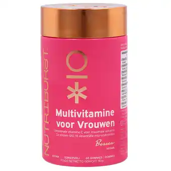 Holland & Barrett Nutriburst Multivitamine voor Vrouwen - 60 gummies aanbieding