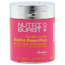 Holland & Barrett Nutriburst Biotine PowerPlus 2500 µg - 60 gummies aanbieding